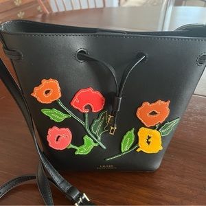 Ralph Lauren Mini Debby lol Floral Drawstring Bag